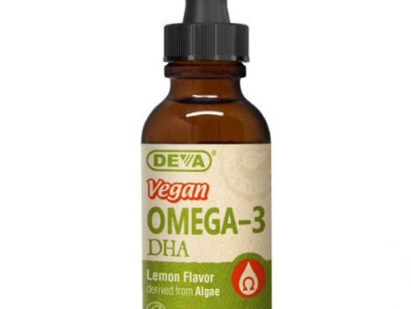 Vegan Liquid Omega-3 DHA, Lemon Flavor, 2 oz, Deva Nutrition Fashion