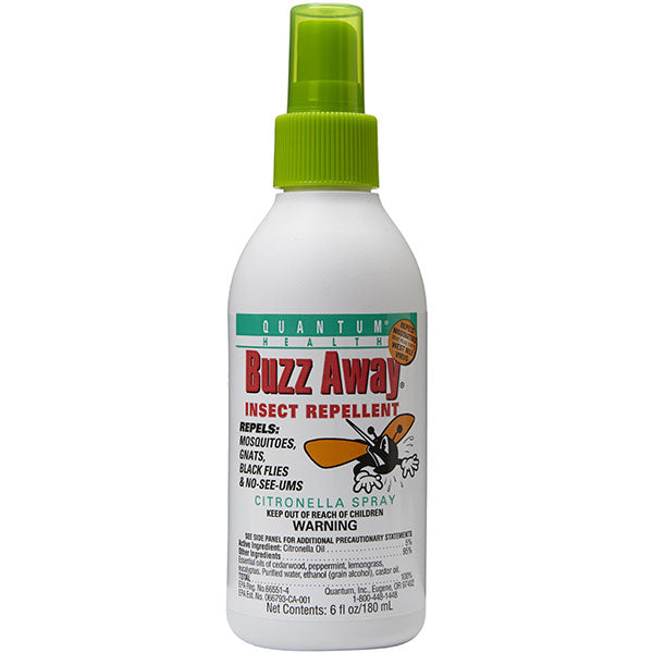 Buzz Away Bug Spray, Bug Repellent 6 oz, Quantum Health For Discount