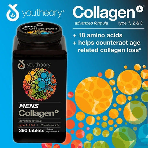 COLAGENO YOUTHEORY 390 TABLETAS PARA HOMBRES Online now