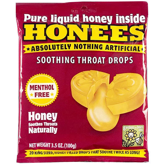 Honees Soothing Throat Drops, Menthol Free, 20 Count Hot on Sale