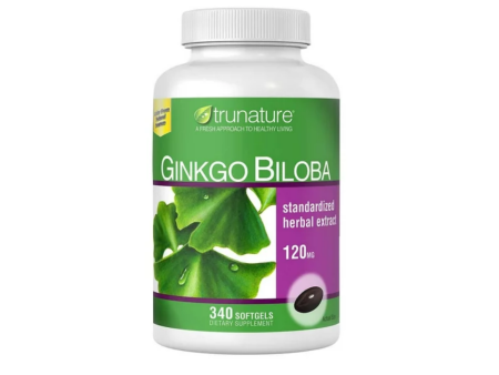 Trunature Ginkgo Biloba, 340 cápsulas blandas For Sale