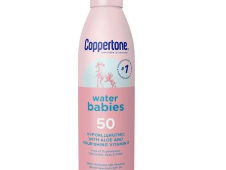 Coppertone WaterBabies Sunscreen Spray, SPF 50 Bebé , 170g Supply