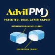 Advil PM (200 unidades) Alivio del dolor Ayuda para dormir nocturna Capsula revestida, 200 mg de ibuprofeno Online now