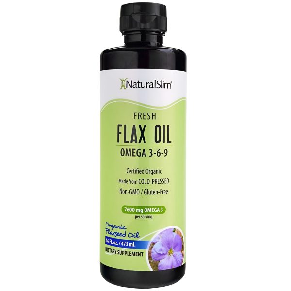 Flax Oil | Aceite de Lino (Omega 3-6-9) 473ml - NaturalSlim Cheap