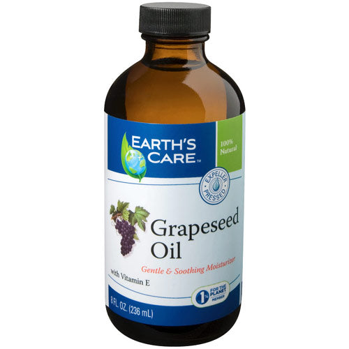 100% Natural Grapeseed Oil, 8 oz, Earth s Care Cheap