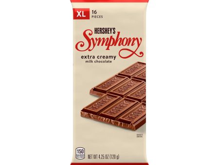 HERSHEY S SYMPHONY Extra cremoso - Milk Chocolate XL 120gr Hot on Sale