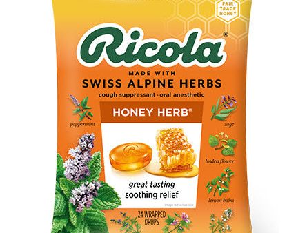 Herb Cough & Throat Drops, Honey Herb, 24 Drops, Ricola Online