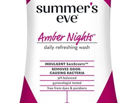 Summer s Eve Amber Nights - Lavado femenino, equilibrio de PH 444ml For Cheap