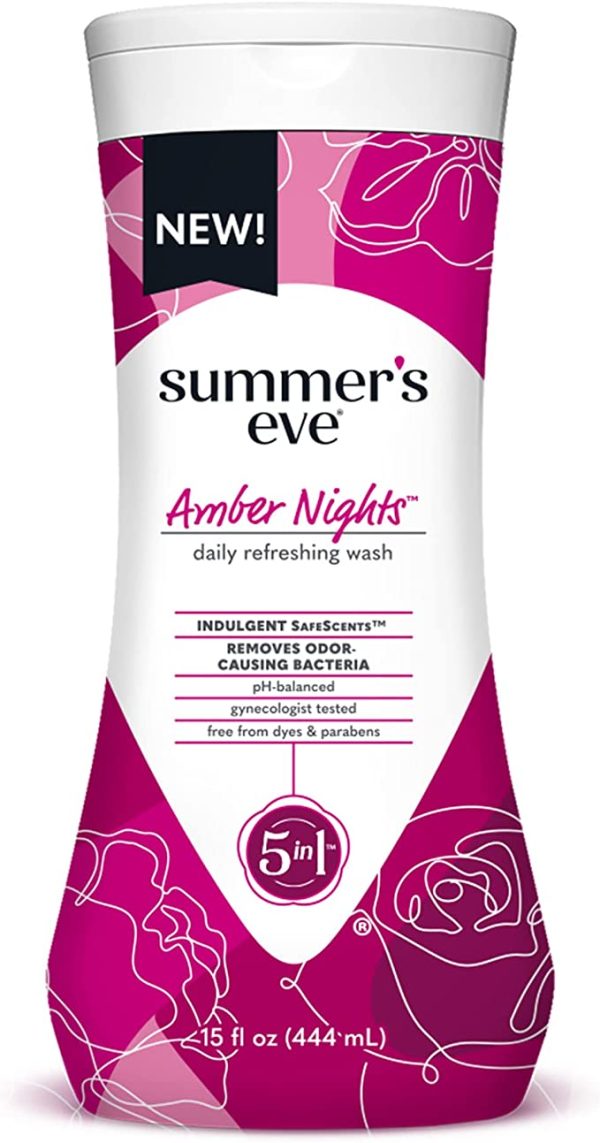 Summer s Eve Amber Nights - Lavado femenino, equilibrio de PH 444ml For Cheap