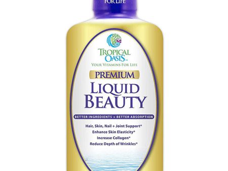 Premium Liquid Beauty Supplement, 32 oz, Tropical Oasis Discount