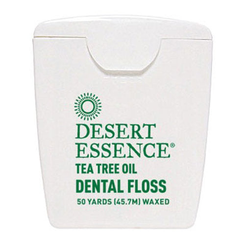 Tea Tree Oil Dental Floss, Waxed, 50 yd, Desert Essence For Cheap