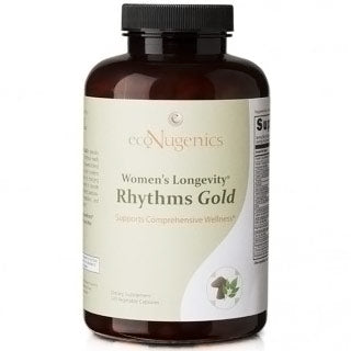 Women s Longevity Rhythms Gold, 240 Vegetable Capsules, EcoNugenics Fashion