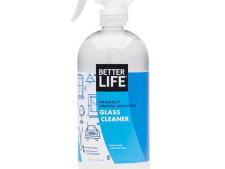 Naturally Smudge-Smacking Glass Cleaner, 32 oz, Better Life Green Cleaning Online now