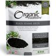 Organic Black Sesame Seeds, Value Size, 16 oz (454 g), Organic Traditions Online Hot Sale