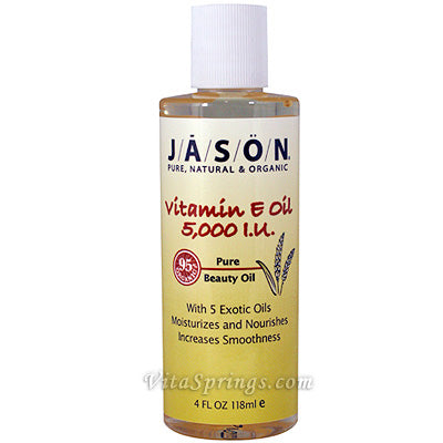 Vitamin E Oil 5000 IU Pure Beauty Oil 4 oz, Jason Natural Online Sale