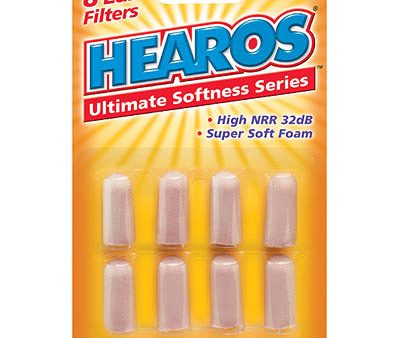 Hearos Ear Plugs Ultimate Softness Series, Super Soft Ear Filters, 4 Pair Fashion