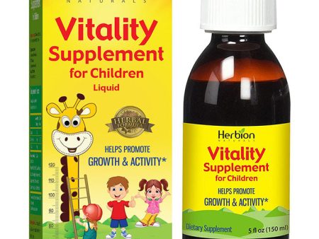 Vitality Supplement for Children, 5 oz, Herbion Hot on Sale