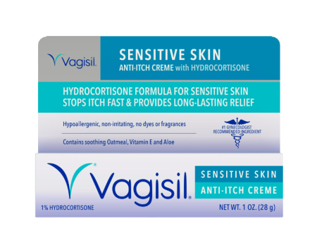 Crema vaginal antipicazón Vagisil, máxima potencia, piel sensible- 1 oz.(28gr) on Sale