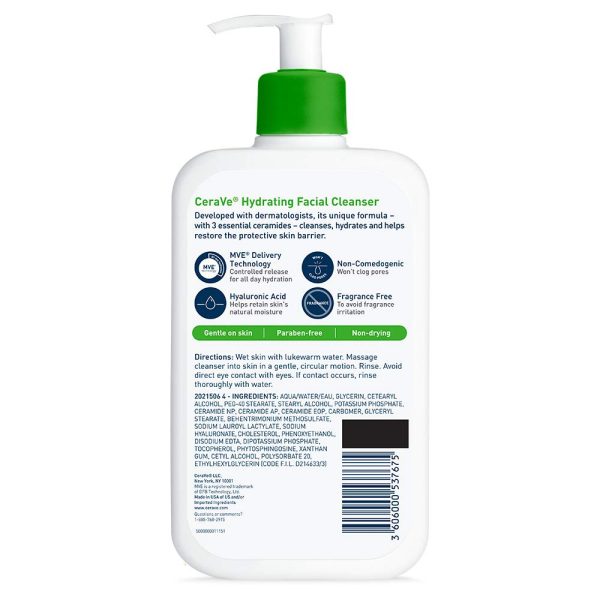 Limpiador Facial Hidratante para Piel Normal a Seca - CeraVe Supply