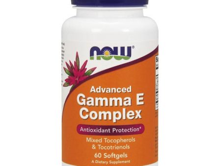 Advanced Gamma E Complex, Vitamin E 60 Softgels, NOW Foods For Cheap