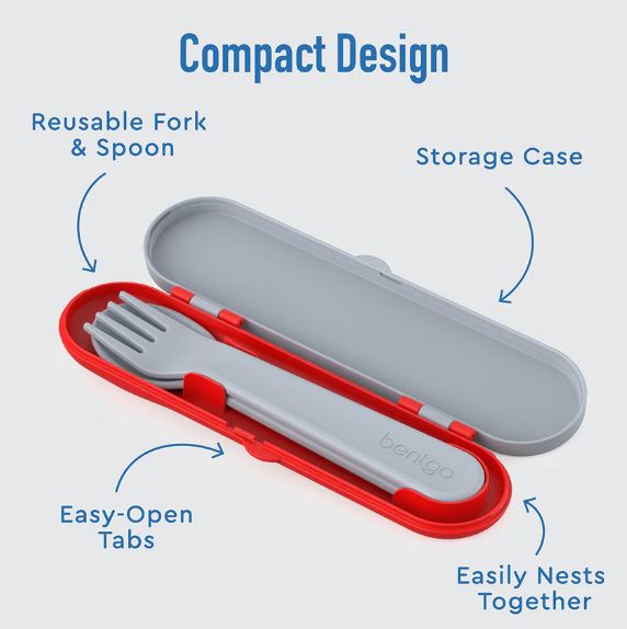 Bentgo Kids - Set de utensilios (Cuchara + tenedor) Online Sale