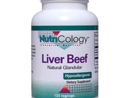 Liver Glandular Organic 500mg 125 caps from NutriCology Sale