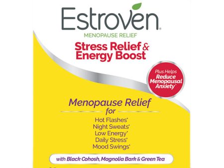 Estroven Menopause Relief Stress Relief & Energy Boost, 28 Caplets, i-Health, Inc. Online