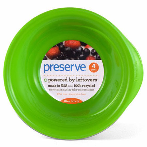 Everyday Bowls, Apple Green, 16 oz x 4 Pack, Preserve Hot on Sale