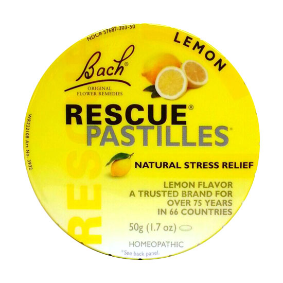 Rescue Pastilles - Lemon Flavor, 50 g, Bach Flower Essences For Discount