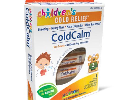 Children s ColdCalm, For Ages 3+ (Cold Calm), Approx 80 Pellets x 2 Tubes, Boiron For Sale