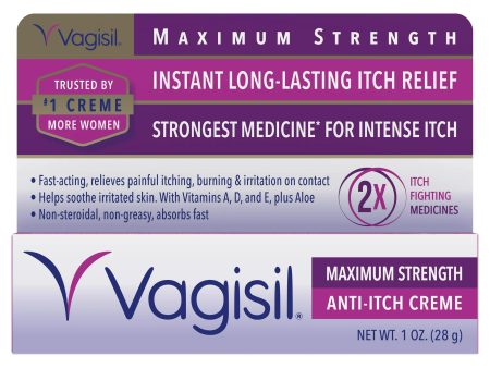 Vagisil Crema antipicazón de máxima resistencia,28gr. For Discount