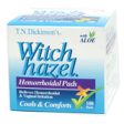 T.N. Dickinson s Witch Hazel Hemorrhoidal Pads with Aloe, 100 Pads, Dickinson Brands on Sale