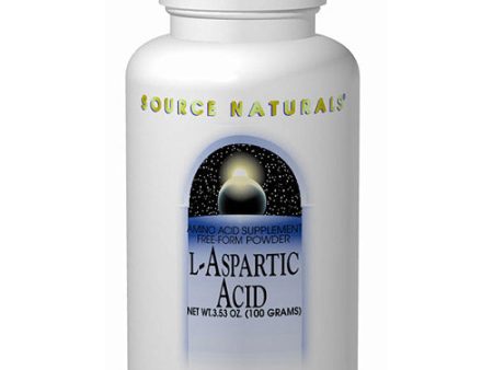 L-Aspartic Acid Powder 100gm from Source Naturals on Sale