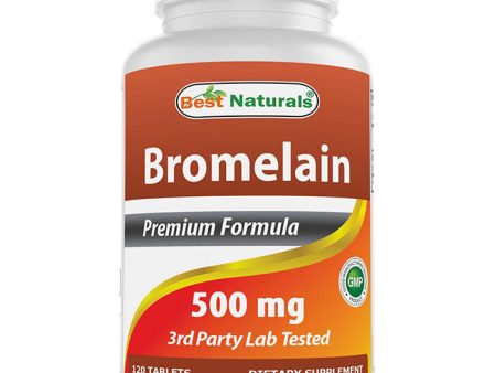 Bromelain 500 mg, 120 Tablets, Best Naturals Sale