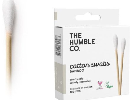 Cotton Swabs - White, 100 pcs, The Humble Co. For Cheap