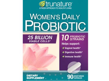 Trunature Women s Daily Probiotic, 90 Cápsulas vegetarianas Fashion