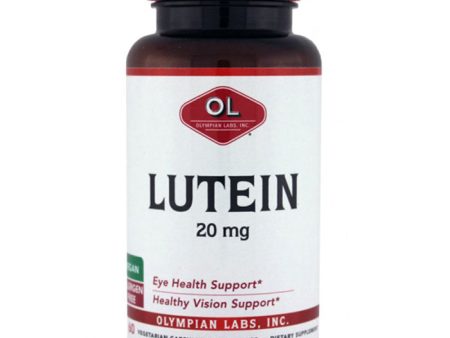 Lutein 20 mg, 60 Capsules, Olympian Labs Online Sale