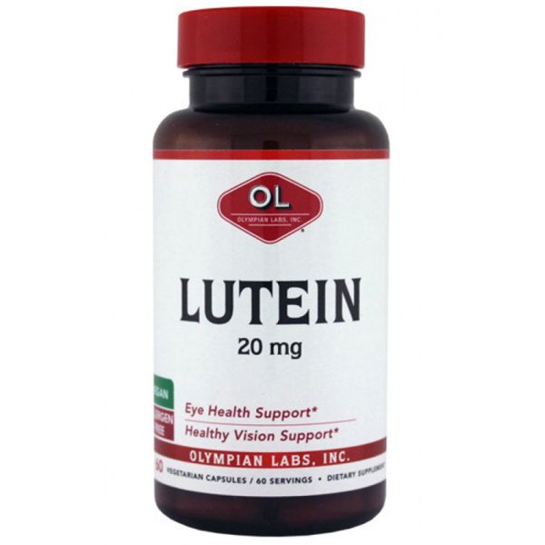 Lutein 20 mg, 60 Capsules, Olympian Labs Online Sale