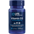 Vitamina D3 125mcg(5000IU) , 60 capsulas - Life Extension For Discount