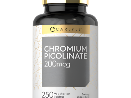 Carlyle picolinato de cromo 200 mcg | 250 tabletas For Sale