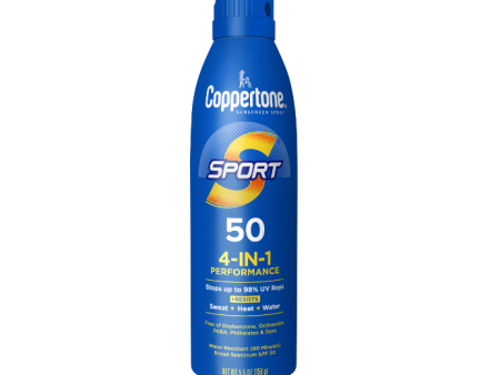 Coppertone Sport Sunscreen Spray, SPF - 156g Sale