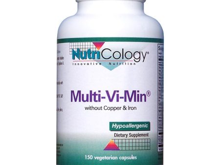 Multi-Vi-Min without Copper & Iron 150 caps from NutriCology For Sale