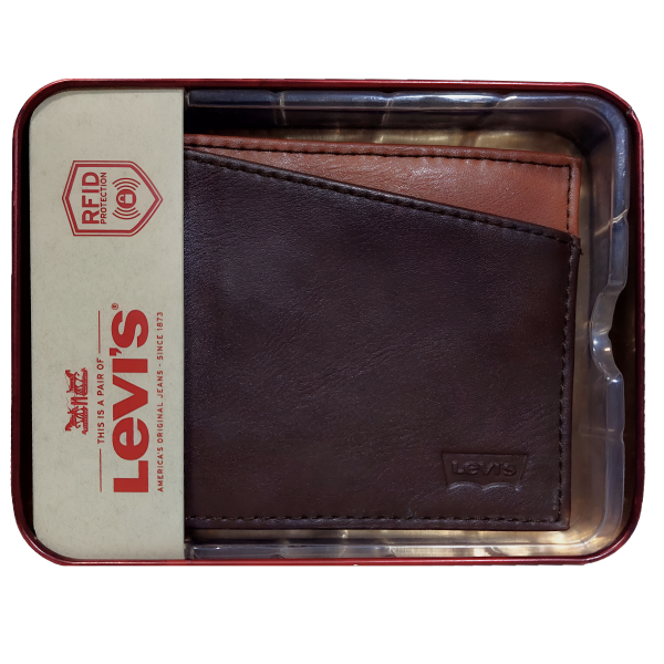 BILLETERA LEVIS MARRON OSCURO For Discount