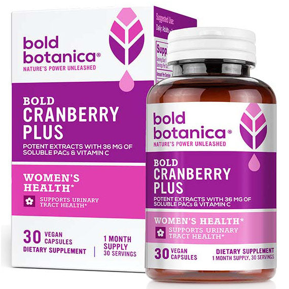 Bold Cranberry Plus, 30 Vegan Capsules, Bold Botanica Hot on Sale