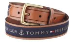 Tommy Hilfiger correa de cuero para hombre For Cheap