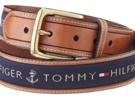 Tommy Hilfiger correa de cuero para hombre For Cheap