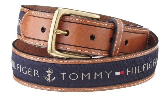 Tommy Hilfiger correa de cuero para hombre For Cheap