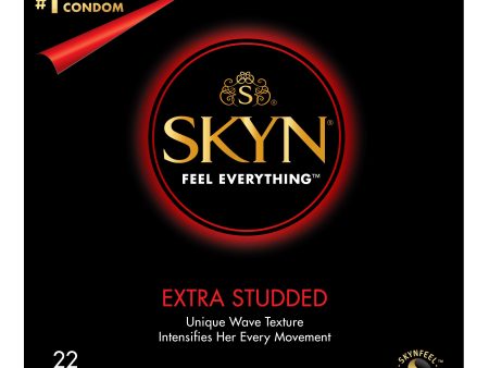 SKYN EXTRA STUDDED Preservativos ultrafinos y lubricados sin látex For Sale