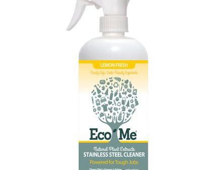 Eco-Me Stainless Steel Polish Cleaner, Natural Plant Extracts, Lemon Fresh, 16 oz Cheap