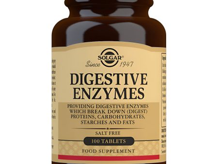 Solgar® Digestive Enzymes 100 Tablets - For Sale